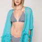 Herita Frill Detailed Kimono Green