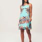 Women's Multi Patterned Backless Dress