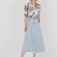 Multi Patterned Oversize Shirt - Lilac