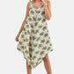 Women's Forest Patterned Strappy Jumpsuit