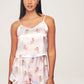 Angel Print Patterned Short Pyjama Set