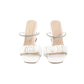 Women's Stone Slippers and Sandals Heeled Shoes
