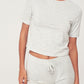 Herita Striped Pjyama Set with T-Shirt
