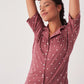Polka Dot Baby Collar Pants Pajama Set