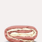 Reversible Percale Duvet Cover- Peach & Ecru