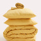 Sateen Stripe - Core Bedding Set (Flat) - Gold