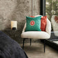 Boho Cushion Cover - Mint - Ocoza