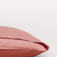 Reversible Percale Bedding Set - Peach & Ecru