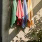 Gingham Cotton Tea Towel 6 pcs - Yellow - Ocoza