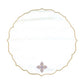 Linen Service Napkin Set of 6 pieces- White & Beige