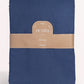 Classic Percale - Core Bedding Set - Navy Blue with White Piped Edge