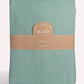 Classic Percale Duvet Cover- Jade Green with White Piped Edge
