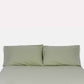 Classic Percale - Fitted Sheet Set -  Sage Green
