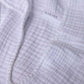 Cocoon Cotton Poncho-White