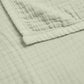 Organic Muslin Baby Blanket - Mint - Ocoza