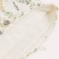 Eucalyptus Muslin Organizer Bag - White & Mint - Ocoza