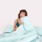 Lavish Sateen Duvet Cover - Mint