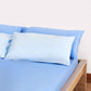Lavish Sateen Fitted Sheet - Blue