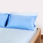 Lavish Sateen Fitted Sheet - Light Blue