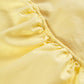 Classic Percale Fitted Sheet - Yellow