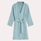 Muslin Cotton Bathrobe - Nile Green - Ocoza
