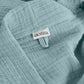 Muslin Cotton Bathrobe - Nile Green