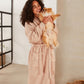 Spa Cotton Bathrobe Set 3 pcs -Beige