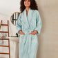 Spa Cotton Bathrobe - Green