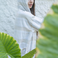 Linen Ribbed Bathrobe