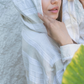 Linen Ribbed Bathrobe