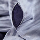 Sateen Stripe - Core Bedding Set (Flat) - Dark Grey