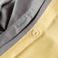 Reversible Percale Duvet Cover - Yellow & Dove Grey