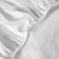 Sateen Stripe - Core Bedding Set - Dark Grey & White