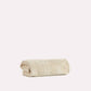 Cotton Velvet Towel Set - Custard Cream (2 Towels)