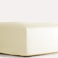 Lavish Sateen Fitted Sheet - Cream - Ocoza