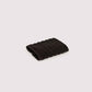 Ribbed Soft Cotton Towel Set - Black (3 Towels)