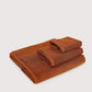 Willow Cotton Towel Set 3pcs - Mustard - Ocoza