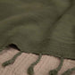 Stone Cotton Throw - Green